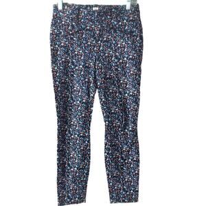 Gap Floral Skinny Ankle Pants sz 2